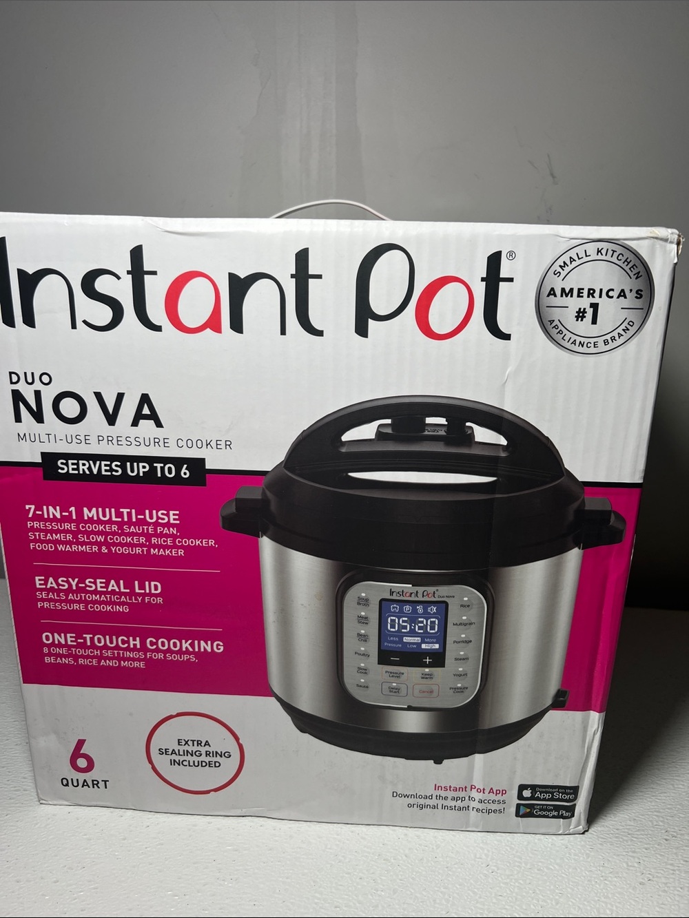 Instant Pot Duo Nova Pressure Cooker - Stainless Steel New in Original Box